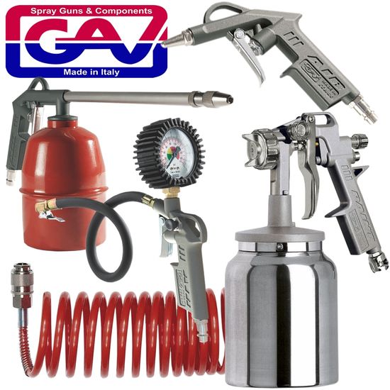 GAV Spray Gun Kit 5piece W/162b